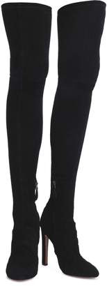 Alaia Stretch-suede Thigh Boots