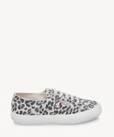 superga leopard haircalf slip on sneakers