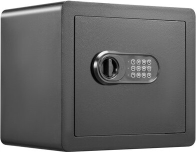 Stellweilan Tessberg Safe 1.2 Cubic Feet Home Safe Steel for Cash Gold 15.8x11.8x13.8 inch