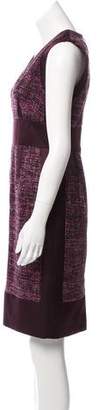 J. Mendel Sleeveless Tweed Dress