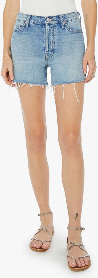 Mother The Skipper Short N Long Fray Shorts