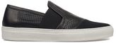 Thumbnail for your product : Philippe Model Black Leon Slip On Leather Sneakers