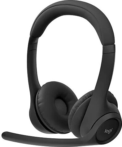 Logitech Zone 305 Wireless Bluetooth Stereo Headset , USB-C/USB-A, Black (981-001450)