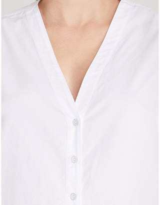 Rag & Bone Ladies White Carter Cotton-Poplin Shirt