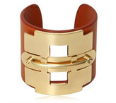 Thumbnail for your product : Tod's Leather And Metal Horse Bit Bracelet