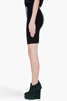 Thumbnail for your product : Alexander Wang Black Rubberized Tweed Pencil Skirt
