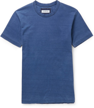 Ron Herman Indigo-Dyed Washed Cotton-Jersey T-Shirt