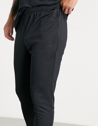 Nike Football Academy tapered in black - ShopStyle Trousers