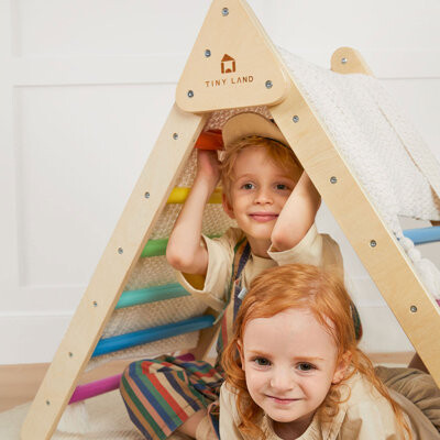 Tiny Land® 7-in-1 Rainbow Climbing Set