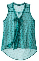 Thumbnail for your product : Xhilaration Juniors Sleeveless Low Bow Top - Assorted Colors