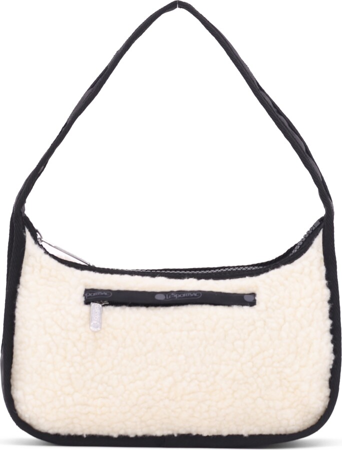 Le Sport Sac Faux Shearling Shoulder Bag