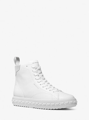 michael kors glam studded high top sneakers