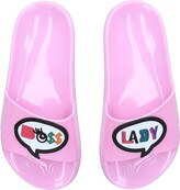 Thumbnail for your product : Sophia Webster Mini Boss Lady Slides