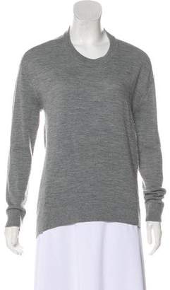 Balenciaga Virgin Wool & Cashmere Long Sleeve Sweater
