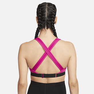 Nike Women's Swoosh (M) Medium-Support Padded Sports Bra (Maternity) in  Pink, Size: Small