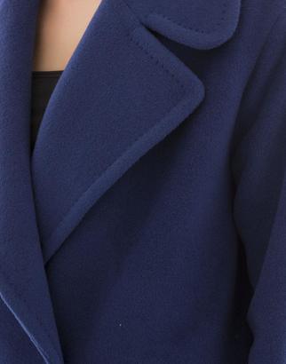 Tagliatore Blue Wool Coat