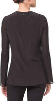 Thumbnail for your product : Akris Sequined Tunic Split-Sleeve Top
