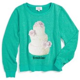Thumbnail for your product : Wildfox Couture Breakfast Print Baggy Beach Jumper Pullover (Big Girls)