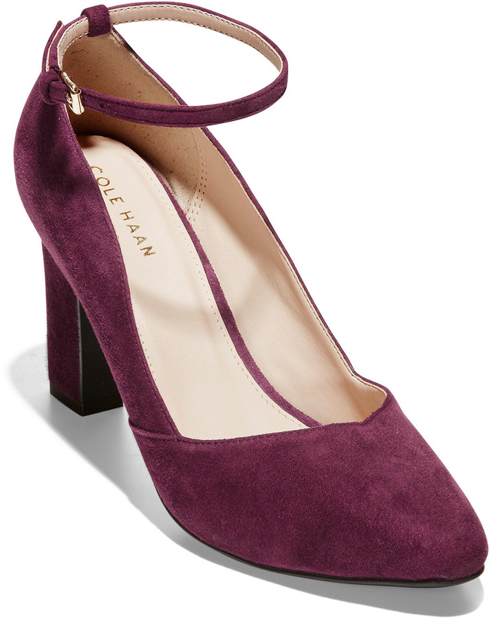cole haan warner ankle strap pump