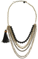 Thumbnail for your product : Arden B Multi Layered Chain Necklace