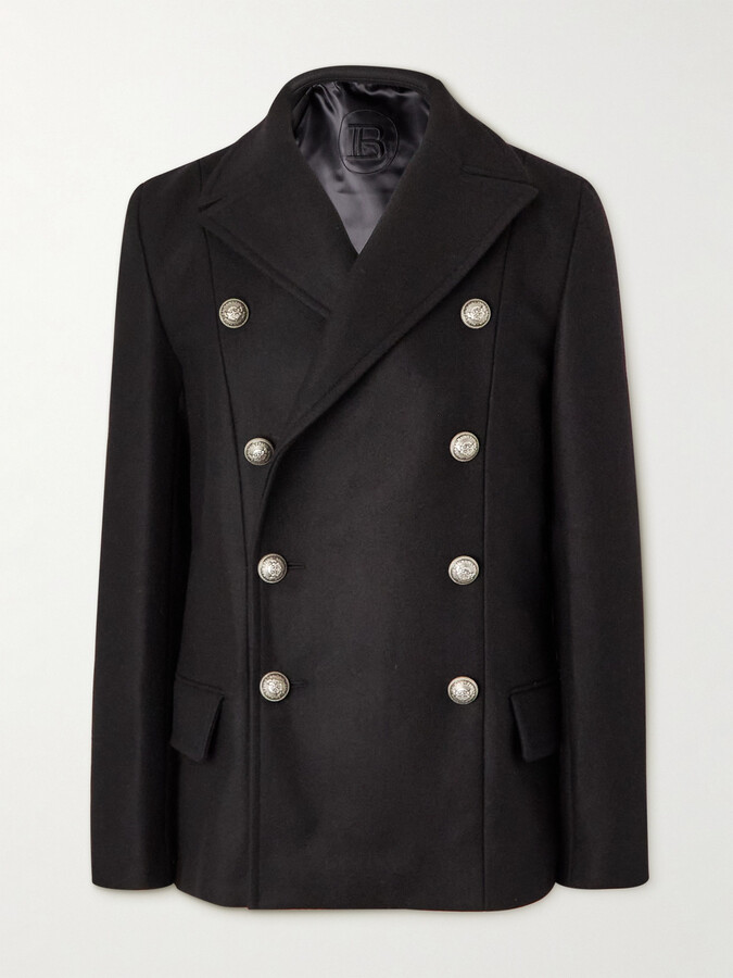 Mens Military Double Breasted Coat | ShopStyle