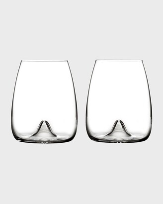 Waterford Crystal Elegance Stemless Wine Glasses, Set of 2