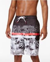 Thumbnail for your product : Speedo Men's Striped and Floral Board Shorts, 10"