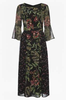 French Connection Bluhm Botero Sheer Maxi Dress