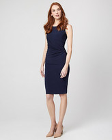 Thumbnail for your product : Le Château Knit Pleated Sheath Dress