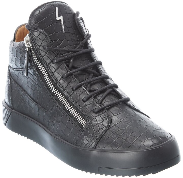 zanotti croc sneaker
