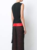 Thumbnail for your product : Derek Lam Sleeveless Shell With Crepe Back