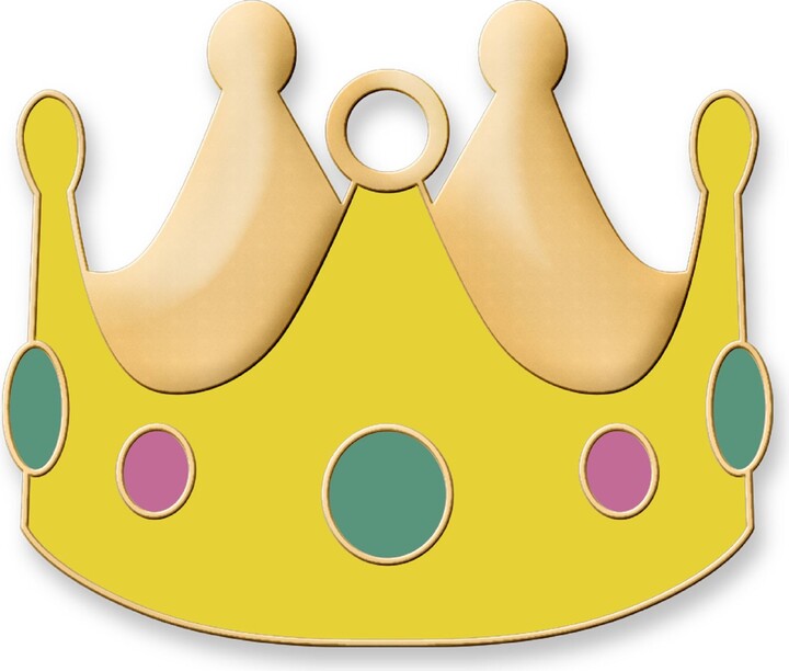 Trill Paws Crown Personalized Dog & Cat ID Tag