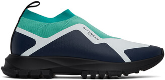 Givenchy Green Spectre Runner Sock Low Sneakers