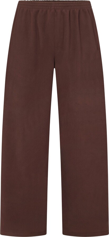 SKIMS Gray Cotton Jersey Foldover Lounge Pants - ShopStyle Lingerie