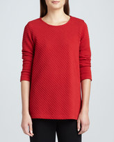 Thumbnail for your product : Caroline Rose Ottoman Knit 3/4-Sleeve Tunic, Petite