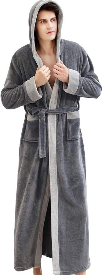 BELLOO Women's Winter Full Long Dressing Gowns Zip Up