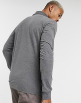 Thumbnail for your product : ONLY & SONS long sleeve jersey roll neck in grey