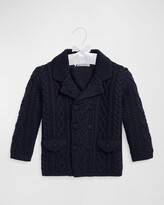Thumbnail for your product : Ralph Lauren Kids Boy's Cable Knit Sweater-Cardigan, Size 9M-24M