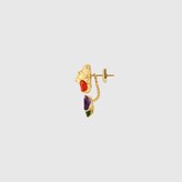 Thumbnail for your product : Gucci Lion head 18k single earring