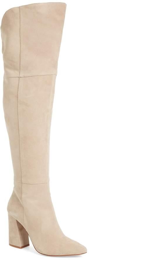 saffron over the knee boot