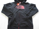 Thumbnail for your product : The North Face HALF DOME Full Zip Hoodie Sweatshirt Black Red Mens SIZE SMALL S