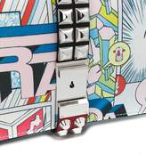 Thumbnail for your product : Prada studded strap printed clutch