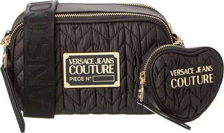Versace Jeans Couture Logo Nylon Shoulder Bag