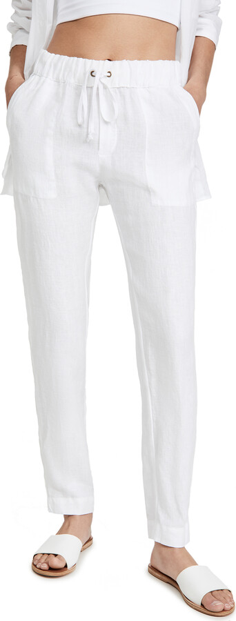 Enza Costa Linen Easy Pants