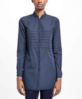 Thumbnail for your product : Brooks Brothers Pleated Cotton Broadcloth Tunic