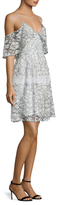 Thumbnail for your product : Nicholas Floral Lace Basque Flared Dress