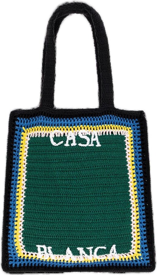 Casablanca Stripe Crochet Bag