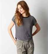 Thumbnail for your product : American Eagle Cropped Cap Sleeve T-Shirt
