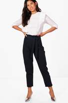 Thumbnail for your product : boohoo Premium Paperbag Waist Tailored Pants