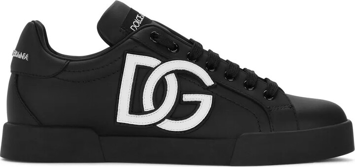 dolce & gabbana side logo tape portofino sneakers